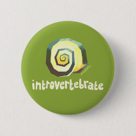 Invertebrate snigel badge knapp