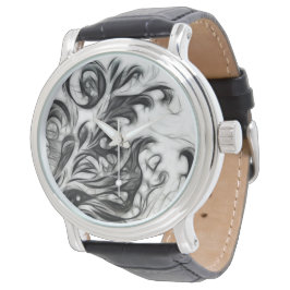 Invertera den ljusnande Blommigten Armbandsur