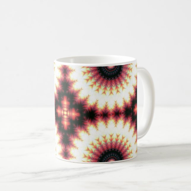 Invertera Ljudvåg Kors Kaffemugg (Framsida höger)