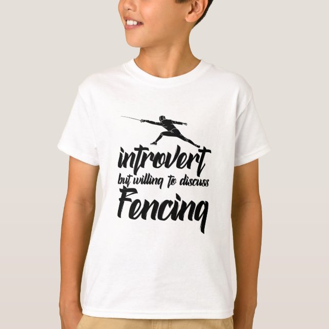 Invertera men gärna diskutera stängsel t shirt (Framsida)