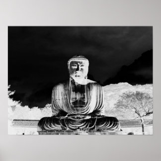 Inverterad Buddha Poster