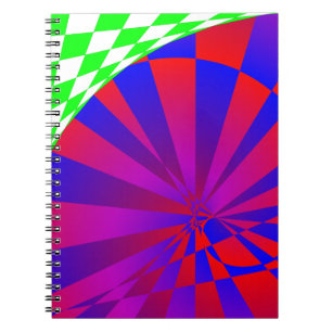 Inverterad dimension av Kenneth Yoncich Anteckningsbok Med Spiral