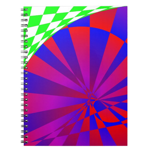 Inverterad dimension av Kenneth Yoncich Anteckningsbok Med Spiral (Framsidan)