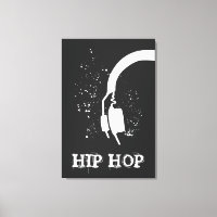 Inverterad effekt på hörlursgrafik i hip hop Abstr