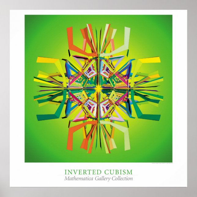 Inverterad kubism poster (Framsidan)