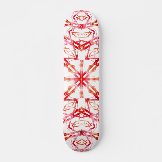 Inverterad luftig spegelkorsning mini skateboard bräda 18,5 cm (Framsida)