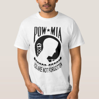 Inverterad manar för POW MIA T-tröja T Shirt