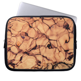 Inverterad mousserande blå Vatten Laptop Sleeve