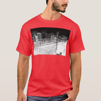 Inverterad natt t shirt