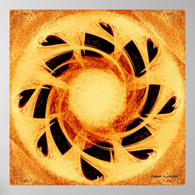 Inverterad överstrålning poster (Framsidan)