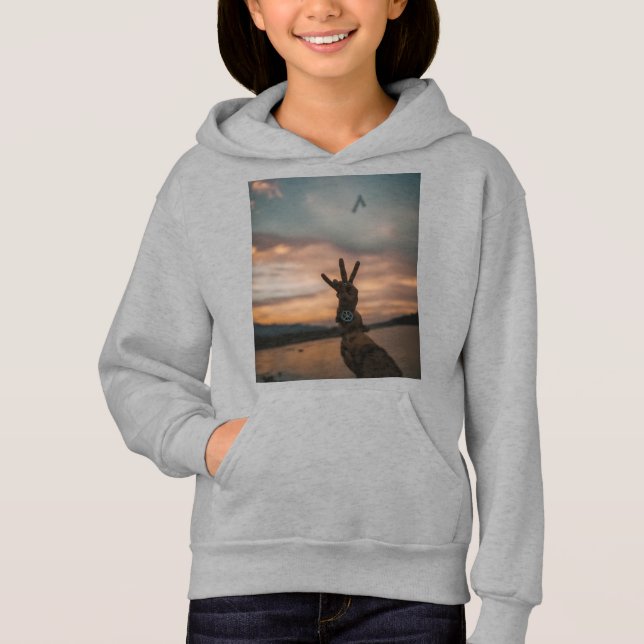 Inverterad Peace Påstående T-Shirt (Framsida)