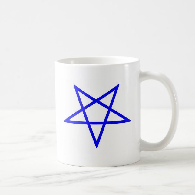 Inverterad pentagram kaffemugg (Höger)