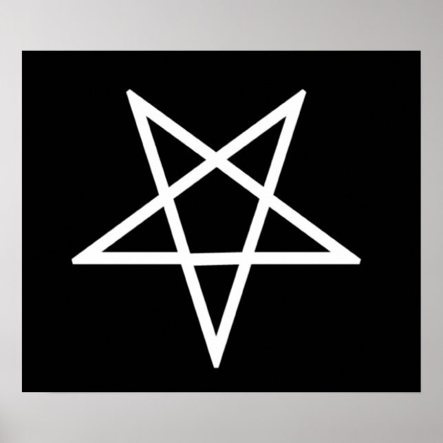 Inverterad Pentagram Poster (Framsidan)