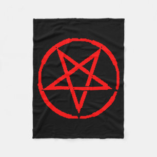 Inverterad Pentagramullfilt Fleecefilt