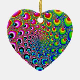 Inverterad Spiral Julgransprydnad Keramik