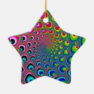 Inverterad Spiral Julgransprydnad Keramik