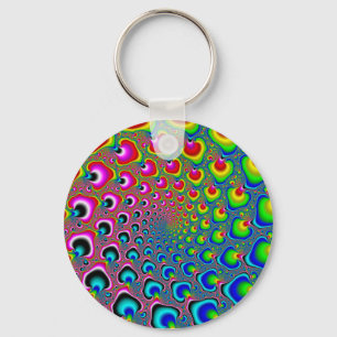 Inverterad Spiral Nyckelring