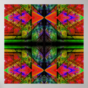 Inverterad triangulär prisma 2 poster