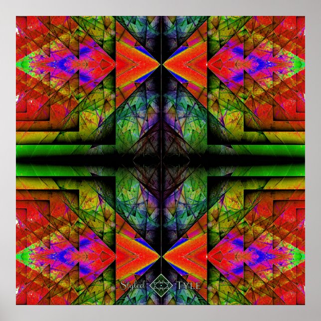 Inverterad triangulär prisma 2 poster (Framsidan)