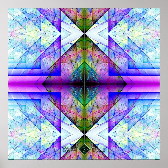Inverterad triangulär prisma poster (Framsidan)
