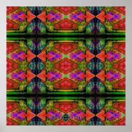 Inverterad triangulär prismak quilt 2 poster