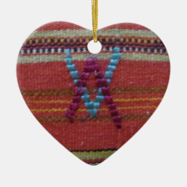 Inverterade v julgransprydnad keramik (Framsidan)