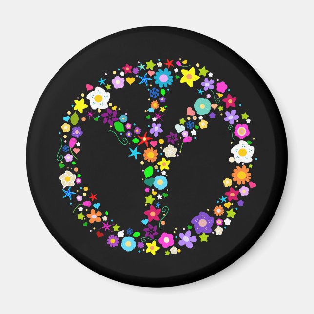 Inverterat Fredstecken - som uppfinnaren ville ha Magnet (Framsidan)