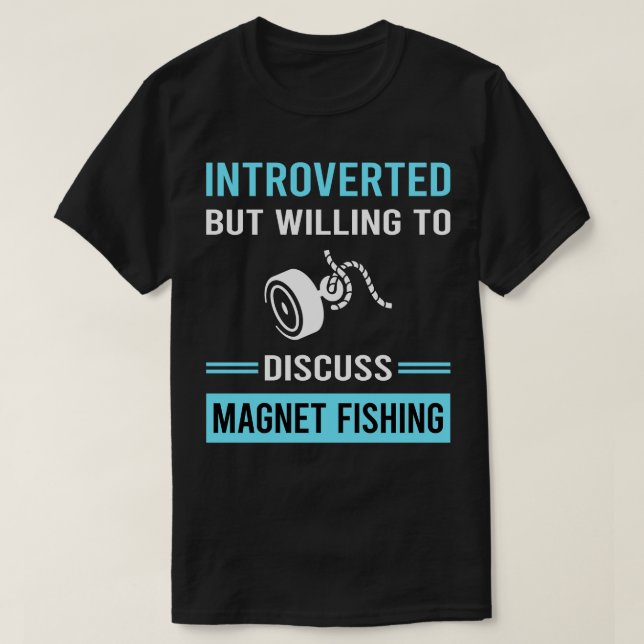 Inverterat magnetfiske t shirt (Design framsida)