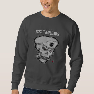 inverterat TEMPEL MRG - tröja för skalle TXSG Lång Ärmad Tröja