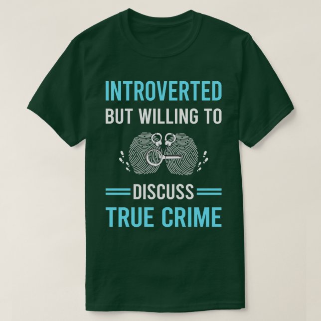 Inverterat verkligt brott t shirt (Design framsida)
