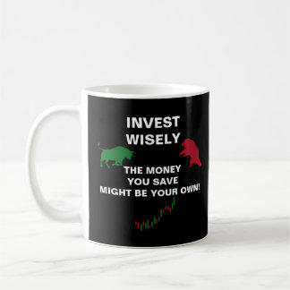 Invest Wisely, Lagrar Trader Kaffemugg