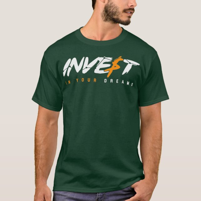 Investera i din Dreams Investor Dividens Rik T Shirt (Framsida)