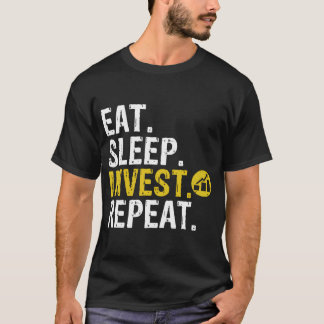 Investera i viloläge, investeringar i upprepad han t shirt