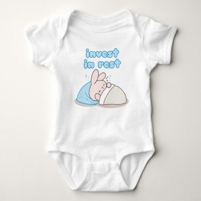 Investera i viloläge med Snoozy Bunny T Shirt (Framsida)