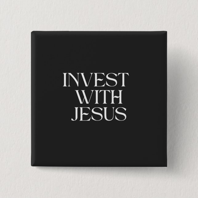 Investera med Jesus-knapp Knapp (Framsida)