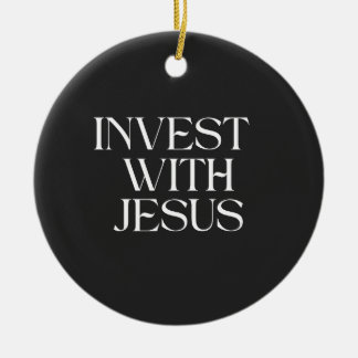 Investera med Jesus-ornament Julgransprydnad Keramik