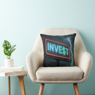Investera Neon Billboard med Blixt Kudde