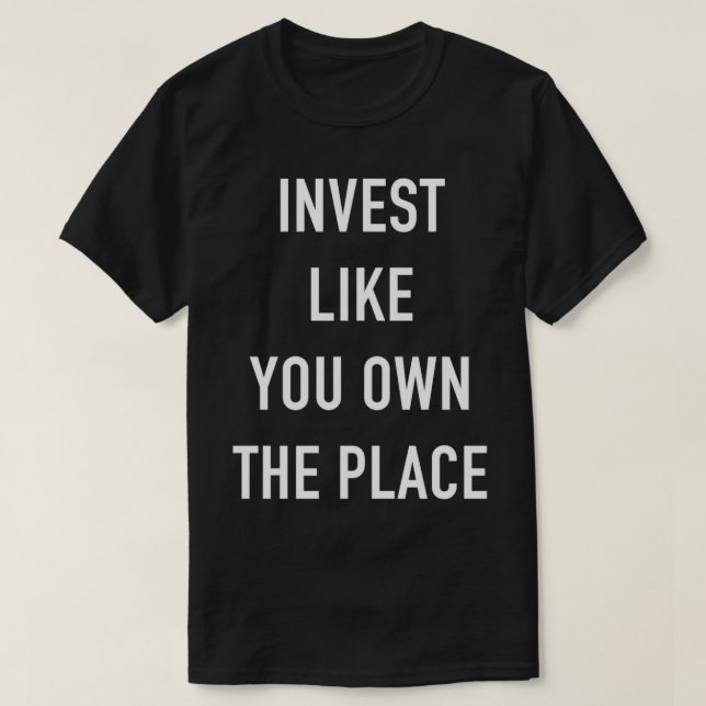 Investera som du äger Ställe, Fanguard 2 T Shirt (Design framsida)