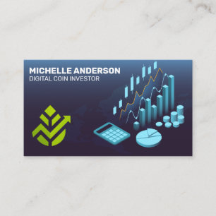 Investerare   Ai Fintech   Aktiediagram Visitkort