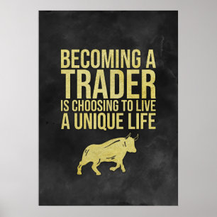 Investerare blir en handlare poster
