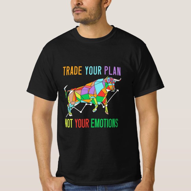 Investerare Handel med din plan T Shirt (Framsida)