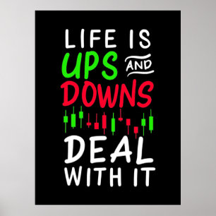 Investerarhandlarens livstid är UPS och Downs Poster