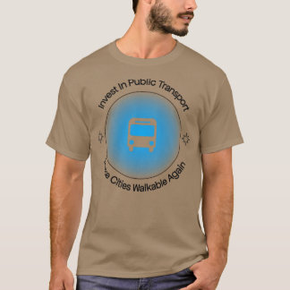 Investeringar i kollektivtrafik gör att städerna g t shirt