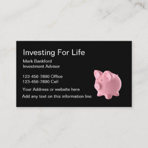 Investeringrådgivare Visitkort