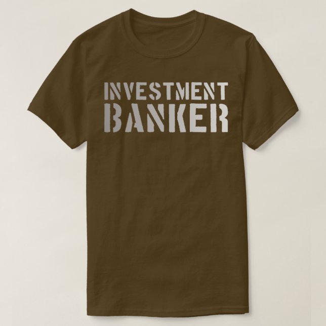 Investeringsbank T Shirt (Design framsida)
