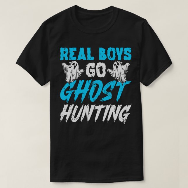 Investigator Boys Ghost Hunting T Shirt (Design framsida)