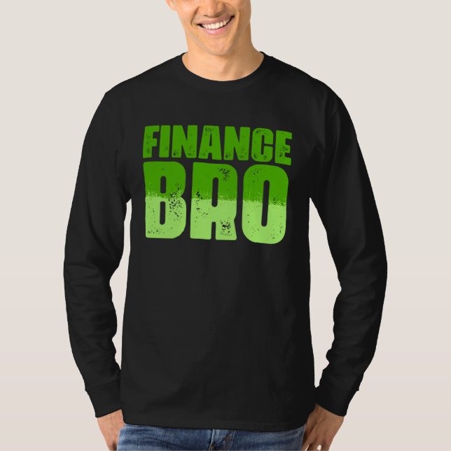 Investment Broker Invest Trader Investor T Shirt (Framsida)