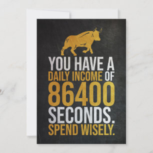 Investor 86400 sekunder dagsinkomst spara datumet