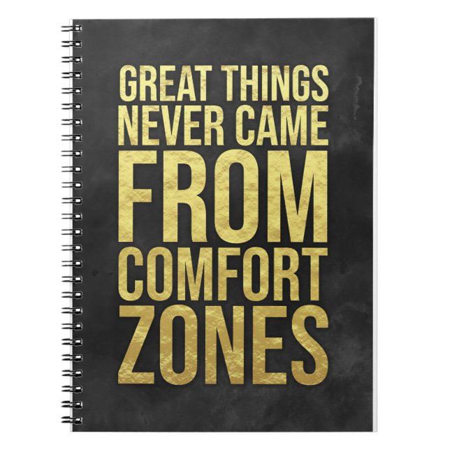 Investor Comfort Zones Anteckningsbok (Framsidan)