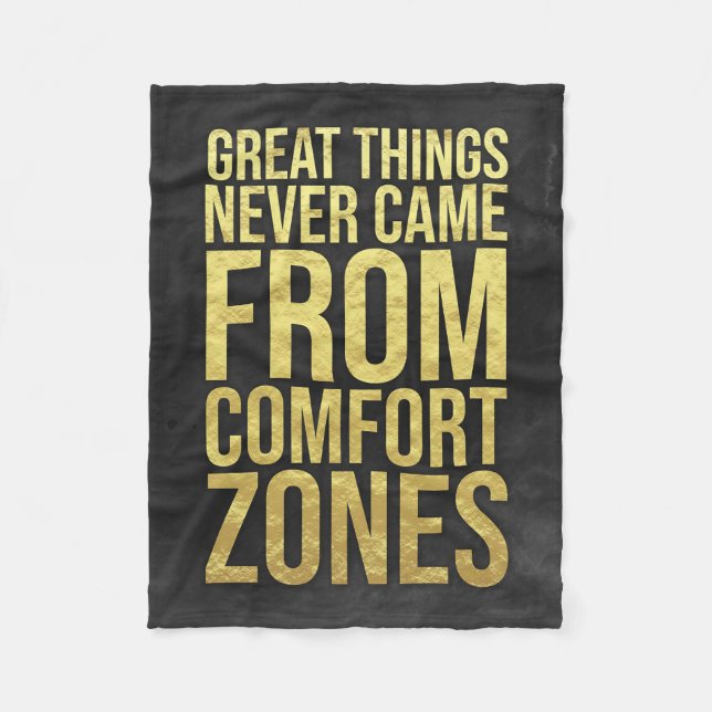 Investor Comfort Zones Fleecefilt (Framsidan)